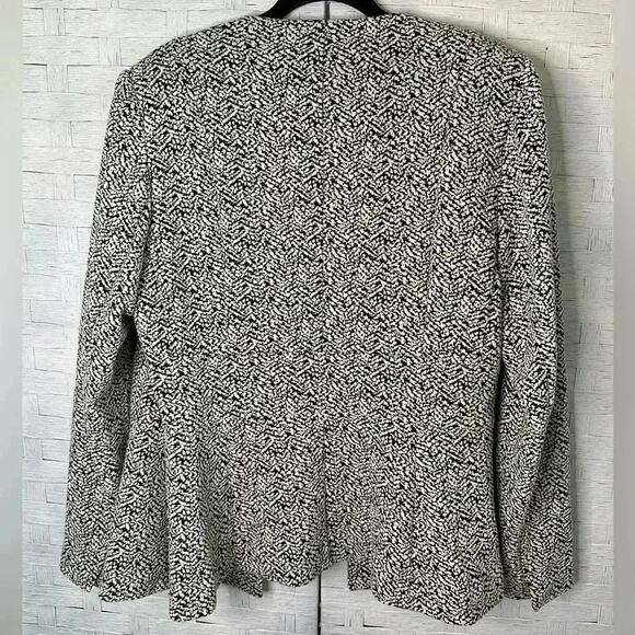 Lane Bryant Blazer Suit Jacket black & white office wear plus size blazer - Picture 3 of 11